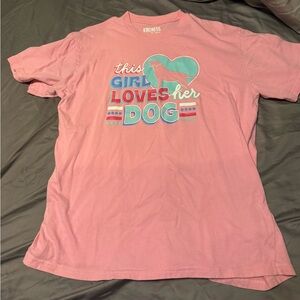 Pink Dog Lover T-Shirt